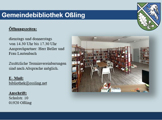 Gemeindebibliothek Oßling