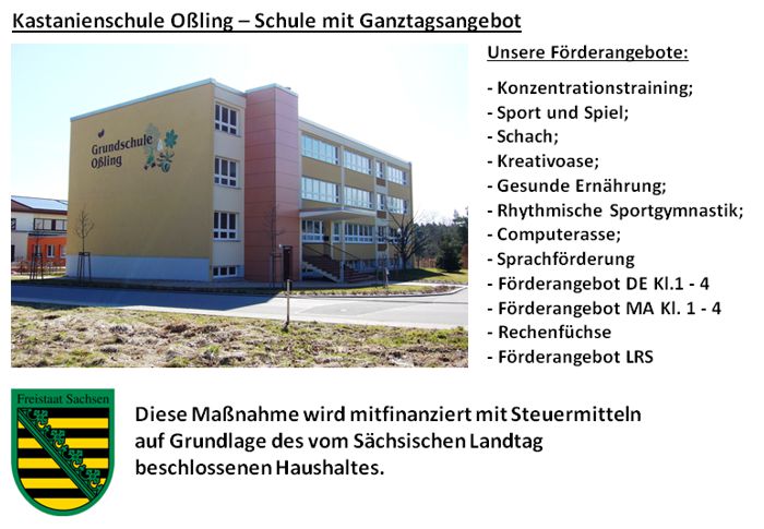 Grundschule Ossling Ganztagsangebote