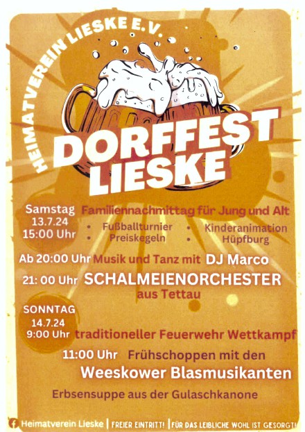 Dorffest Lieske
