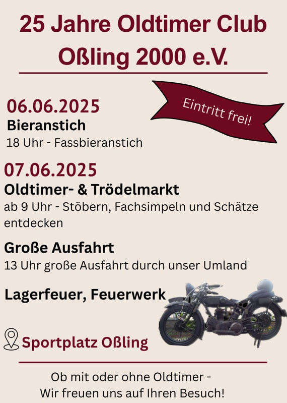 25 Jahre Oldtimerclub Oßling