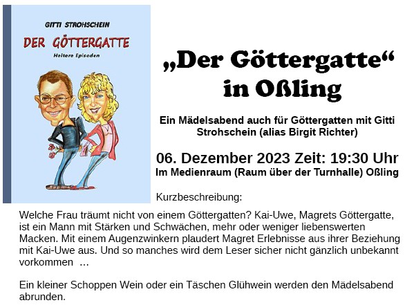 Oßling - Buchlesung 12/2023